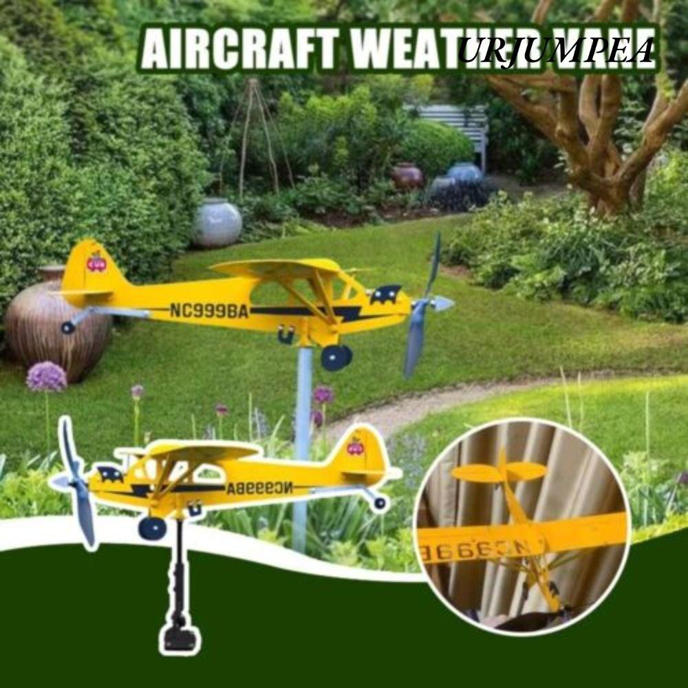 URJUMPEA Weather Vane Windmill Pipe Wind Direction Compass
