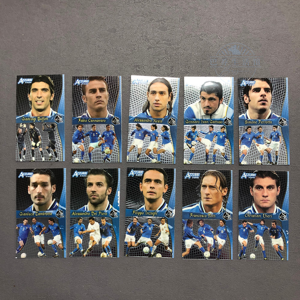 Panini Panini Panini Panini 2004 Đội Ý AZZURRI Ngôi Sao Carnestatoti Inza Tặng Ellie