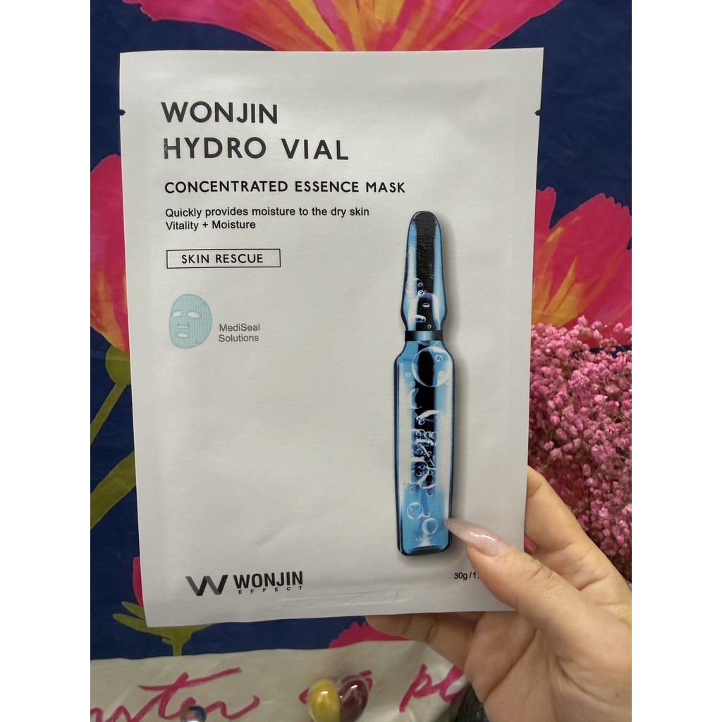 Wonjin Wonjin Hyaluronic Acid Ampoule Essence Mặt nạ chống lão hóa sớm Mặt nạ dưỡng ẩm sâu Dưỡng ẩm