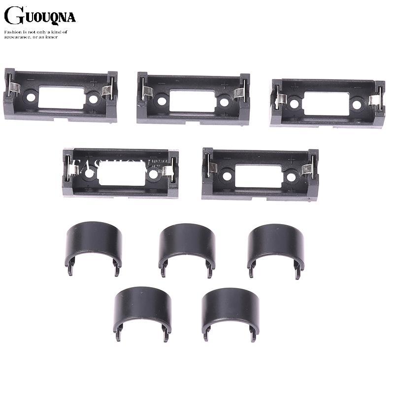 GUOUQNA 5 Chiếc Cắm CR123A Pin 16340 Hộp Pin LIR123A Hộp Bảo Quản Pin CR123A Vỏ Pin Cho PCB DIY BASL