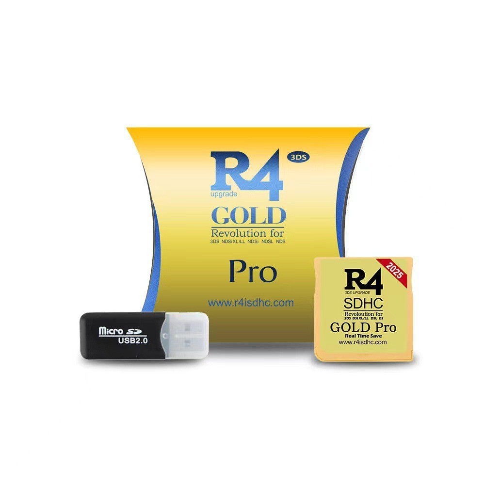 Phiên Bản 2025 Thương Hiệu Mới R4 SDHC Burning Card R4 Game R4i Thẻ Vàng Mới 3DS Burning Card [Q]