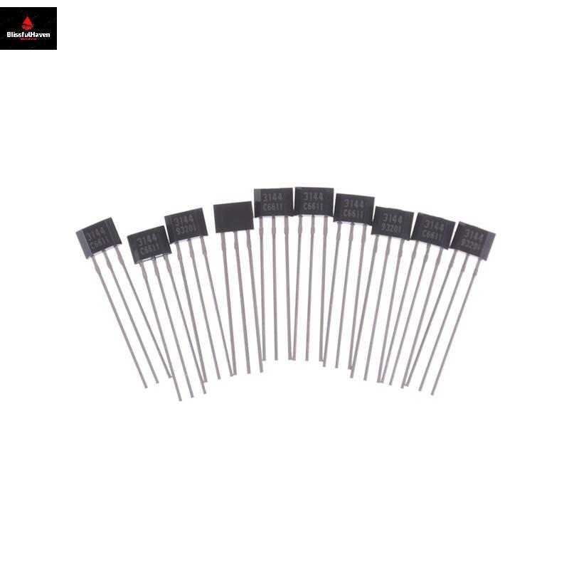10 chiếc AH3144E OH3144 3144 Cảm biến hiệu ứng Hall Máy dò từ tính