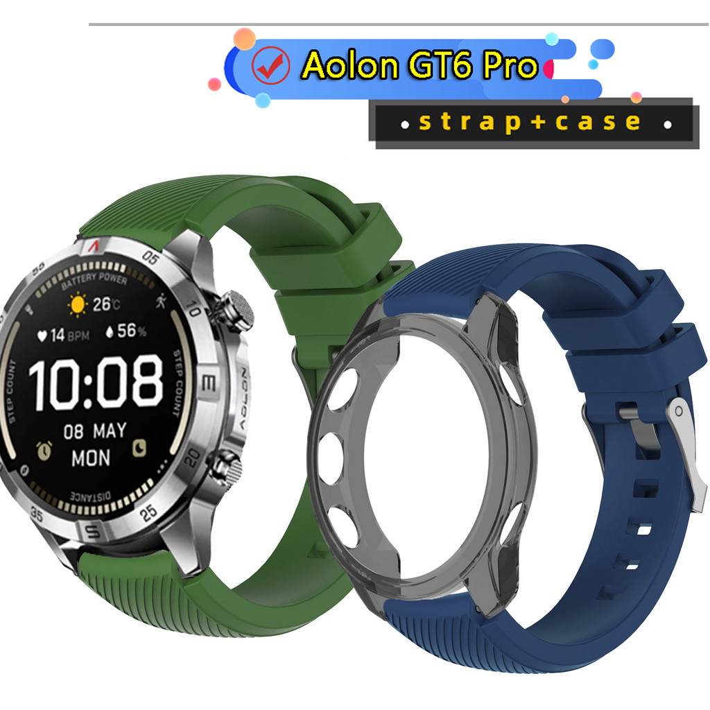 Ốp lưng Aolon GT6 Pro Bảo vệ màn hình Dây đeo Aolon GT6 Pro Dây đeo silicon Aolon GT6 Pro Dây đeo đồ