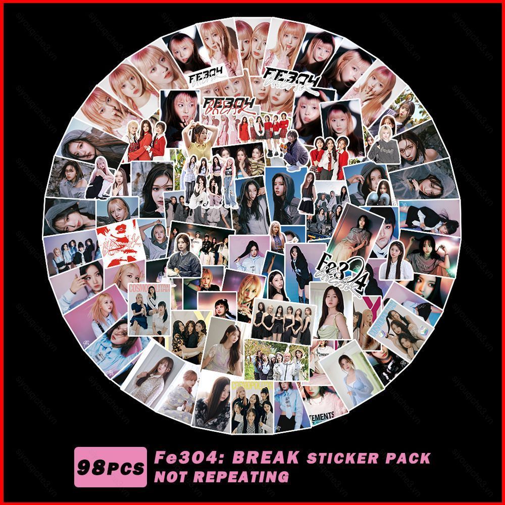 98 Cái / bộ NMIXX Dán Fe3O4 BREAK LILY HAEWON SULLYOON BAE JIWOO KYUJIN