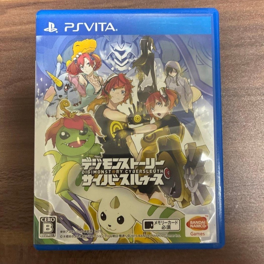 Used Digimon Story Cyber Sleuth PS Vita Japanese Version Authentic Japan Import RPG Adventure Game f
