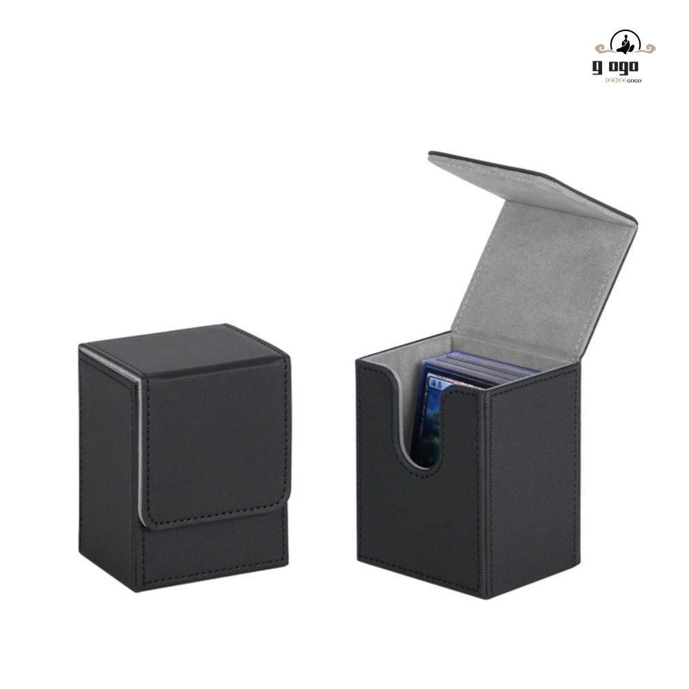 GOGOU Game MTG Trading Card Holder, Storage Organizer Deck Box, Box Collectible Game Protectors PU C