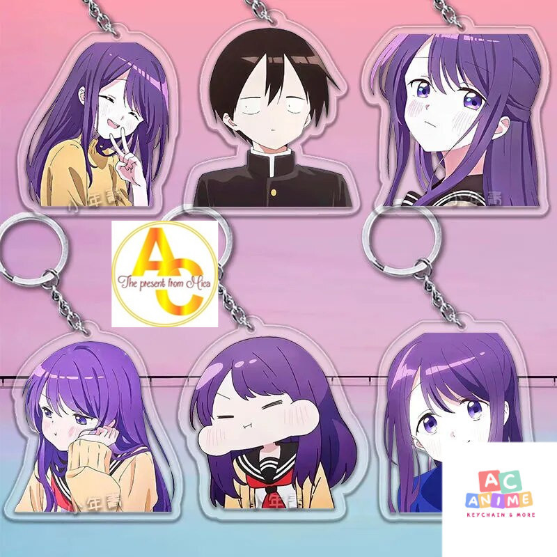 Móc khóa Anime Kubo Không Để Tôi Vô Hình Kubo-san wa Mob wo Yurusanai Kubo Nagisa Phụ kiện trang trí