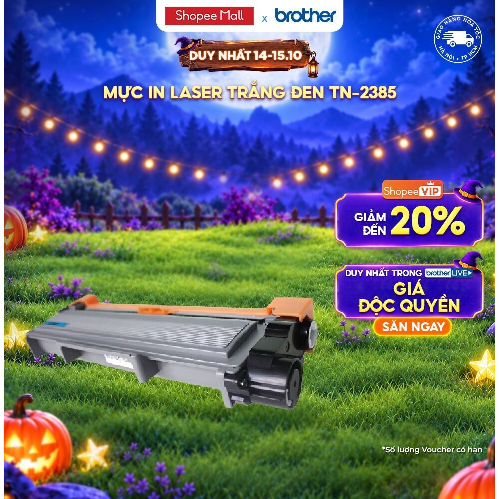 Mực in laser 2,600 trang Brother TN-2385