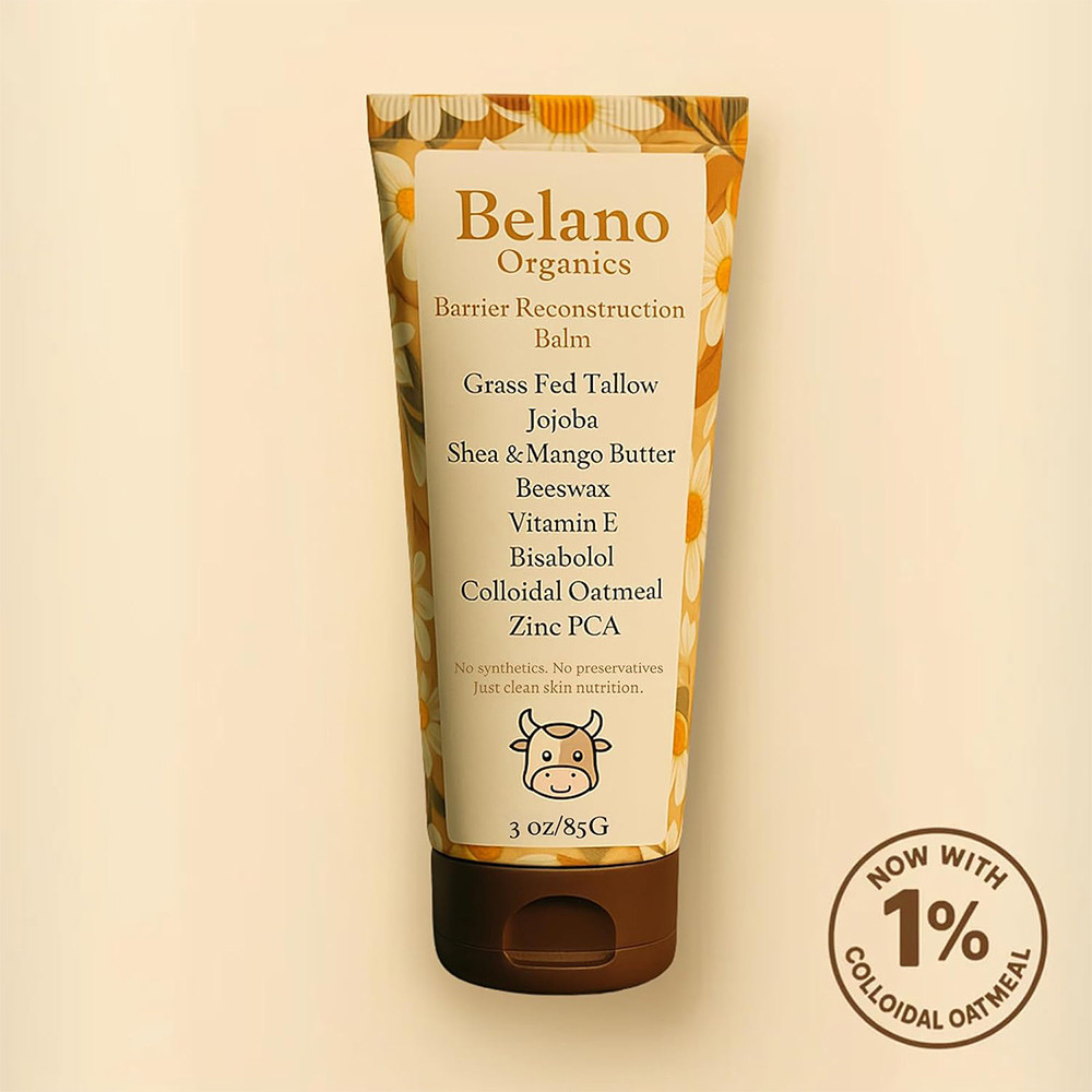 Belano Beef Tallow Balm Moisturizer Face Cream  85g Soothe Sensitivity