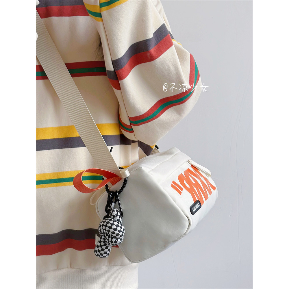 hapas túi xách nữ sang chảnh Túi đeo một vai thường ngày phong cách Hồng Kông túi nhỏ nylon thiết kế