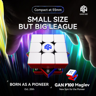  Gan V100 Maglev UV New Spin cho Pioneer Black Core 3x3 Speed Cube 