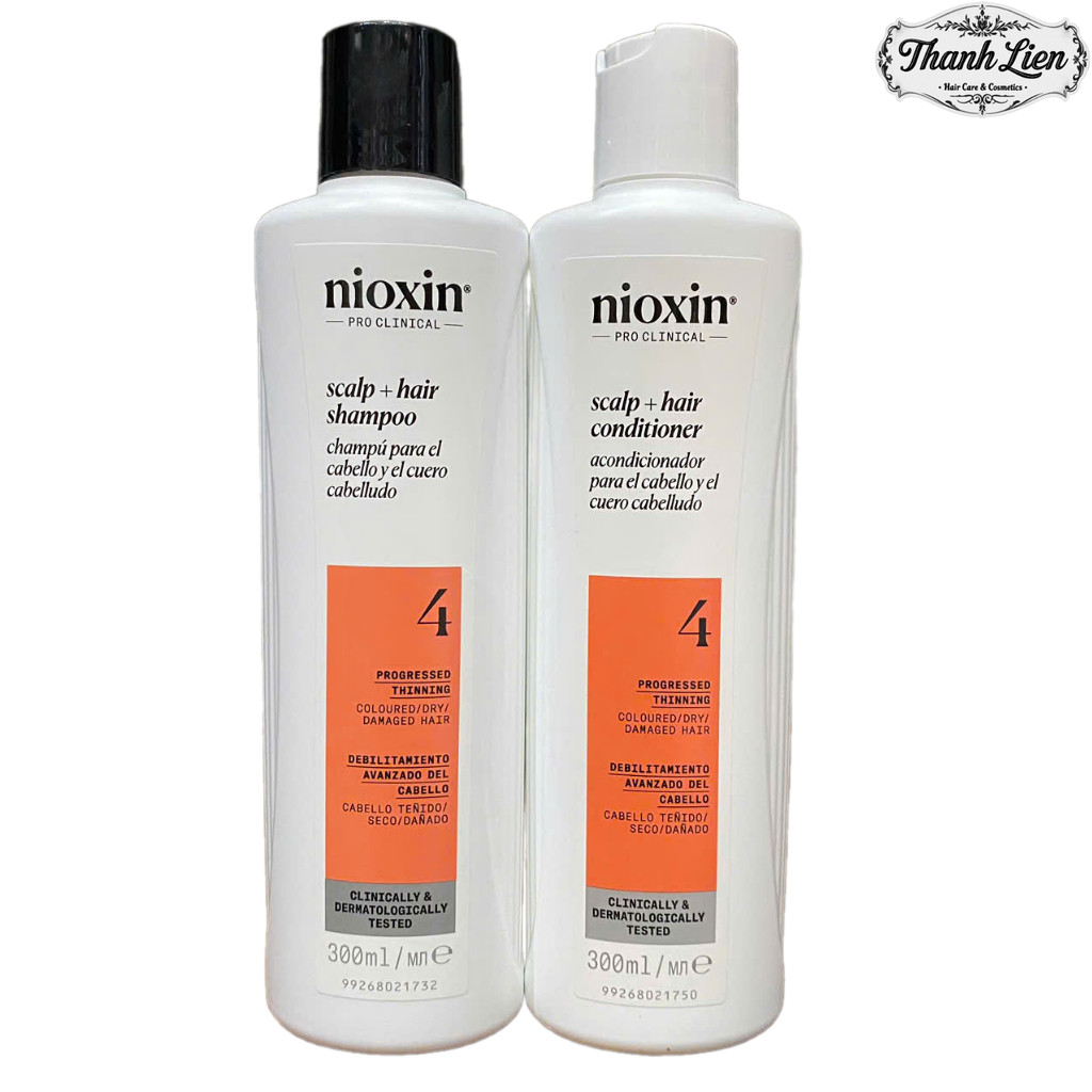 [ LT ] Bộ dầu gội xả Nioxin chống rụng tóc System 4 300mlx2 ( New 2025 )