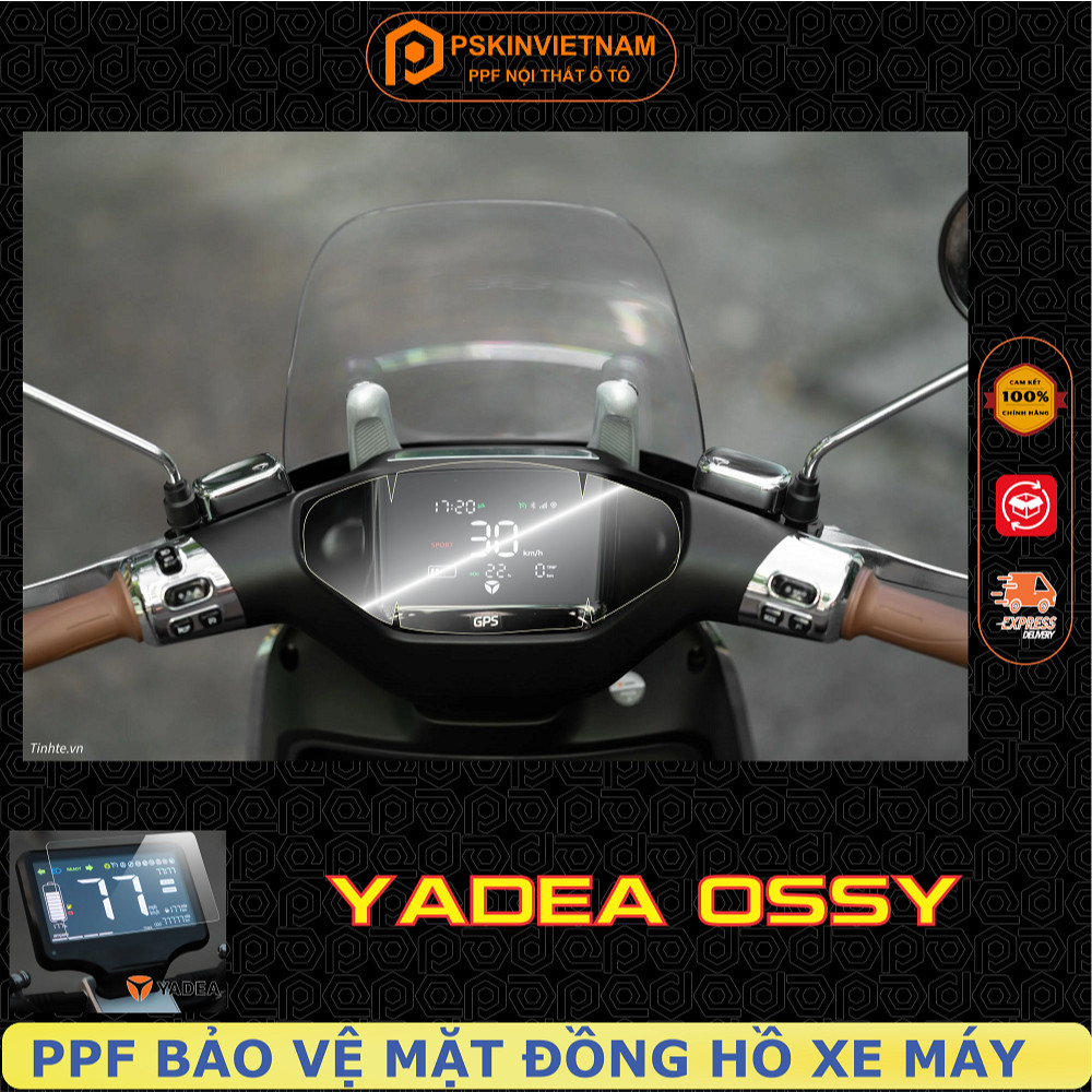 [ YADEA ] Miếng Dán PPF Bảo Vệ Mặt Đồng Hồ Xe điện Yadea i8, ODORA, OSSY, VIGOR...-T-Home&More