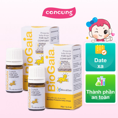 Combo 2 men Vi Sinh BioGaia Protectis (Lọ 5ml)