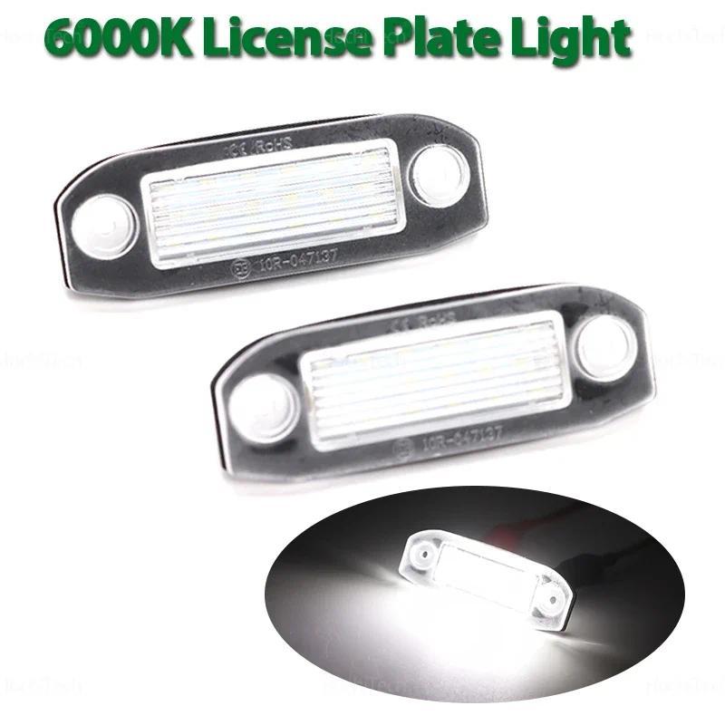 Canbus Đèn LED Ô Tô Chất Lượng Cao Biển Số Đèn Đèn Trắng Cho Volvo S80 XC90 S40 V60 XC60 S60 C70 V50