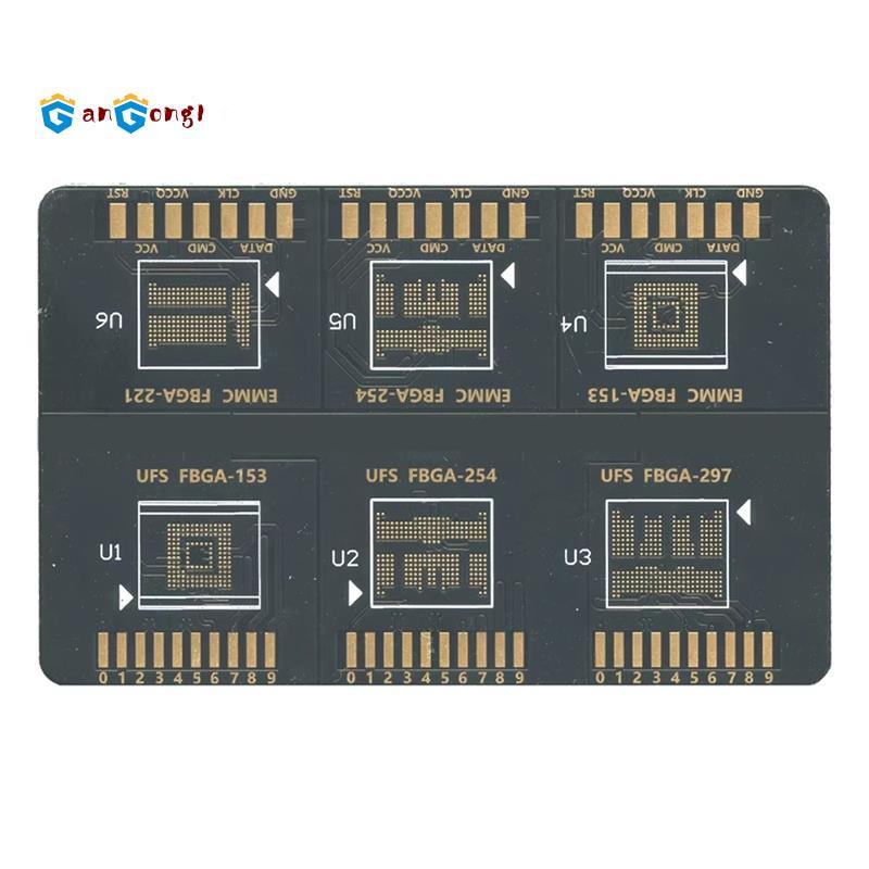 Flash 64 BGA ISP Board Flash 64 FBGA ISP EMMC FBGA 153 254 221 UFS FBGA 153 254 297 cho F64 Lite Ult