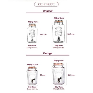 Kilner – Bình nước thủy tinh Original