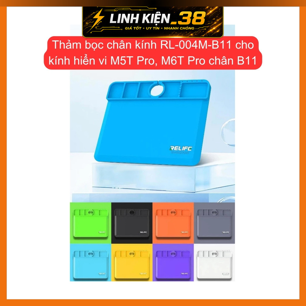 Thảm bọc chân kính RL-004M-B11 cho kính hiển vi M5T Pro, M6T Pro chân B11. linhkien_38