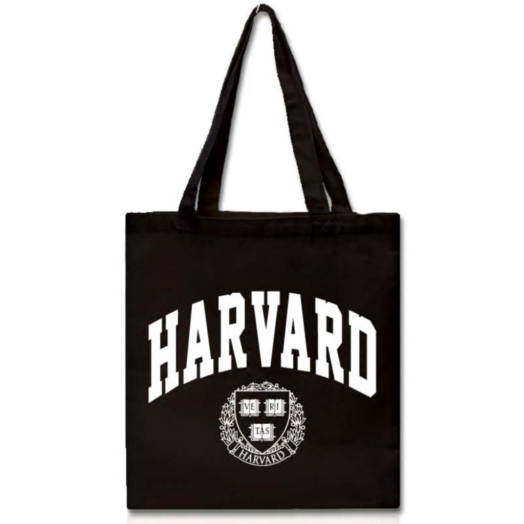 Sản phẩm mới Đại học Harvard Harvard Lưu niệm Đại học Harvard Túi vải di động Túi mua sắm thân thiện