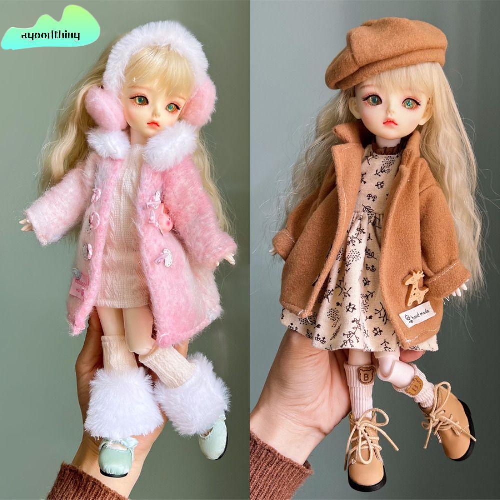 Quần áo búp bê AGOODTHING 30cm, Bộ trang phục búp bê BJD hoạt hình Mini 1 / 6, Quà tặng DIY Multisty