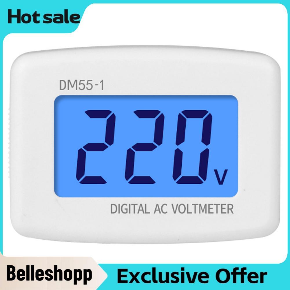 Belleshopp DM55-1- Vôn kế AC kỹ thuật số Độ chính xác cao Thiết bị gia dụng 50Hz