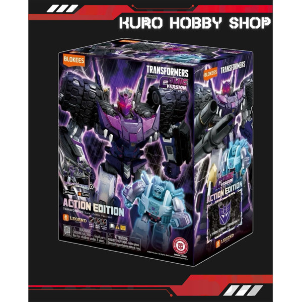 BLOKEES Transformers Tarn Comic Version Action Edition - Mô hình lắp ráp Blokees