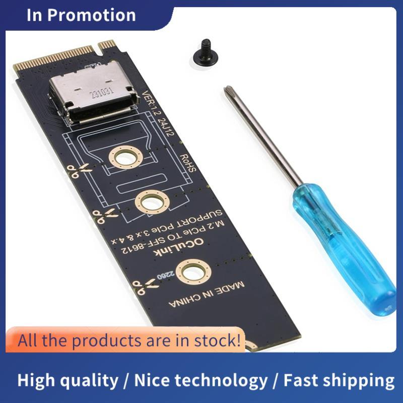 Bộ chuyển đổi NVMe PCIe 4.0 X4 sang SFF-8612 cho M. 2 Bộ chuyển đổi máy chủ NVMe- SFF-8611 4i OCuLin