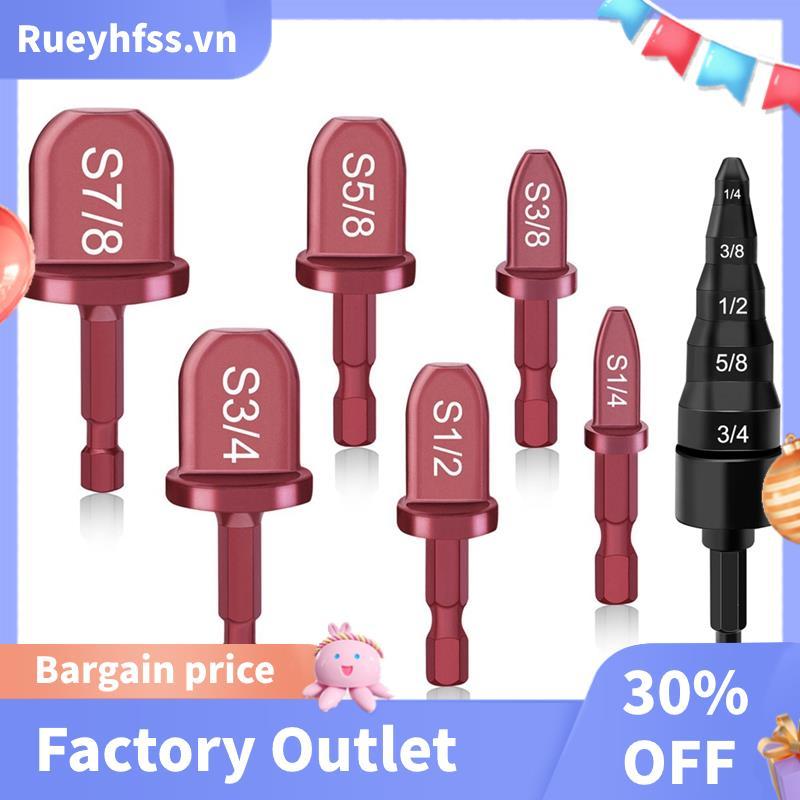 Bộ mũi khoan công cụ hoán đổi 7 chiếc, Dụng cụ mở rộng ống, 1 / 4in, 3 / 8in, 1 / 2in, 5 / 8in, 3 / 