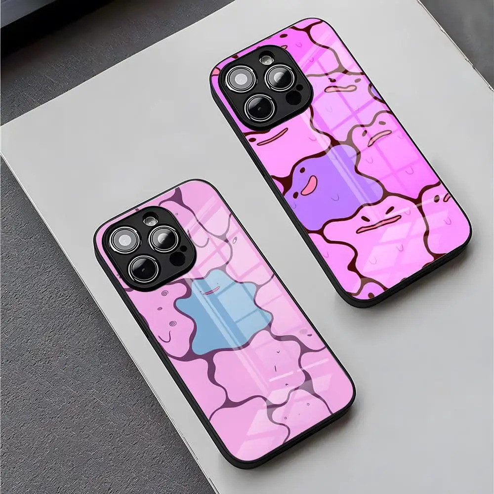 BK-1 Hoạt Hình Dễ Thương Ditto Ốp Lưng Điện Thoại IPhone 16 Pro Max 15 Plus 14 Pro 12 11 13 Mini X X