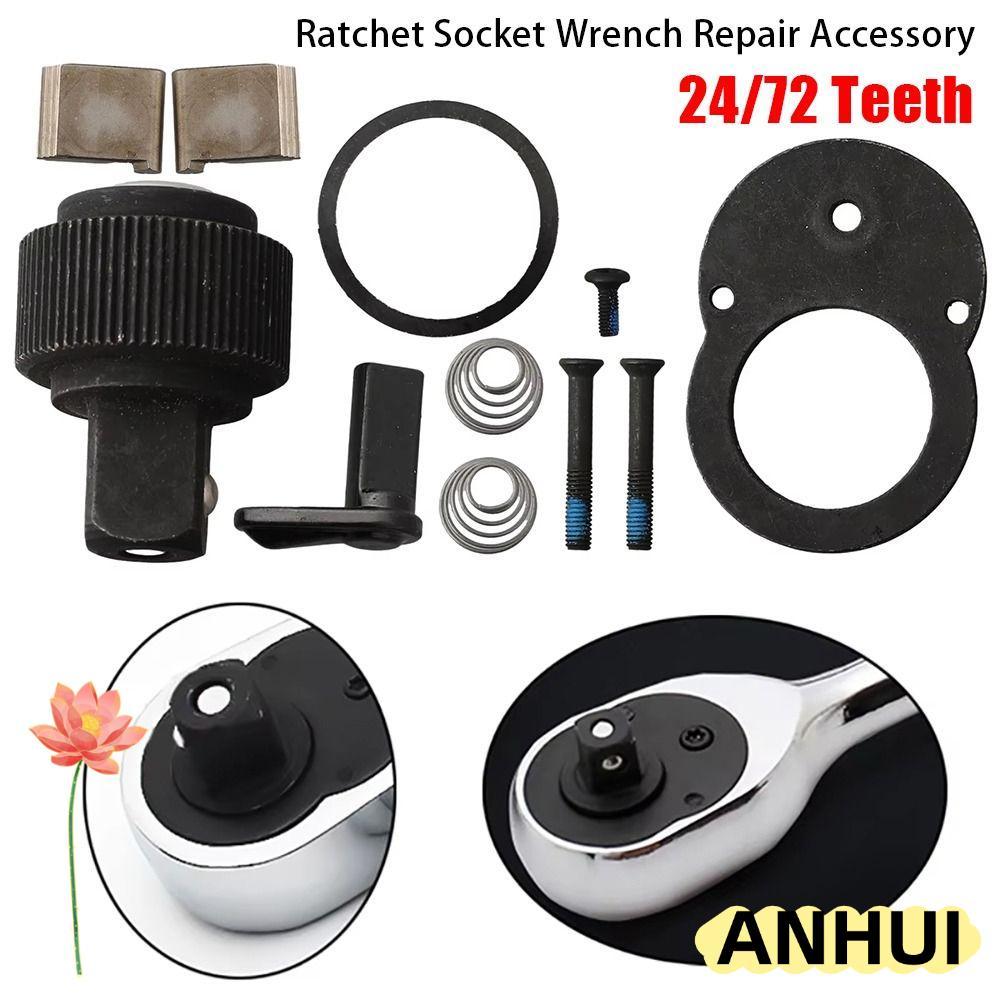 ANHUI 1 Bộ Phụ Kiện Cờ Lê Ratchet, Linh Kiện Thay Thế 24 / 72 Răng Ratchet Ổ Cắm Cờ Lê Phụ Kiện Sửa 