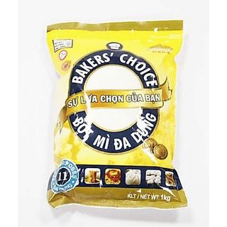 Bột mì baker choice số 11- Bột mì đa dụng cao cấp nguyên gói 1kg
