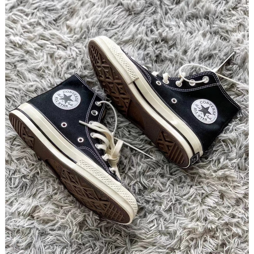 Converse chuck 70 cao cắt thấp Giày vải All Star 1970 màu đen Giày vải unisex Converse giày trượt vá