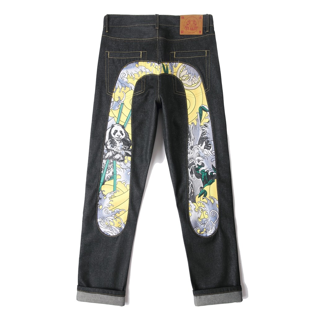 Số phong cách 399 Cc717
Evisu Evisu 2024 Quần jean viền ống hẹp in hình gấu trúc
Quần jean dáng ôm V