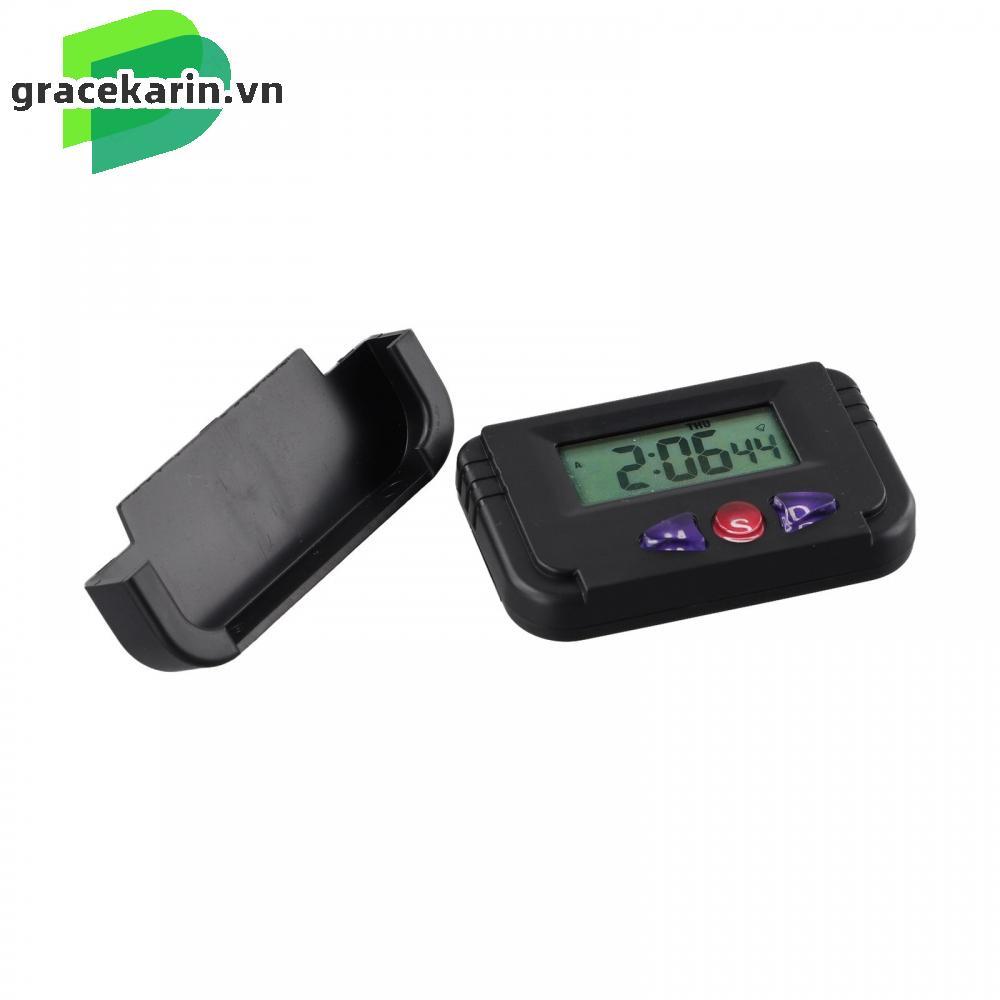 [GRCEKRIN-VN]Convenient Alarm Clock for Car Dashboard or Desk LCD Screen Stopwatch Calendar