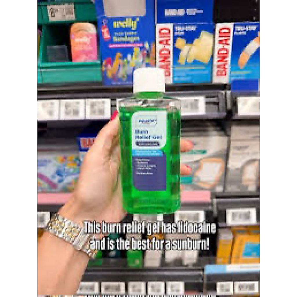 [Hàng Mỹ] Gel Lô Hội bảo vệ làm mát da sau đi nắng- Equate Burn Relief Gel with Lidocaine 226gr