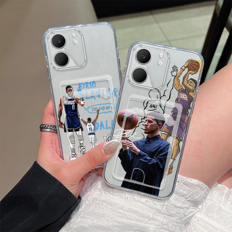 Hộp đựng thẻ cho OPPO A5X A6X A6 A6 Pro 4G NBA Clear Case