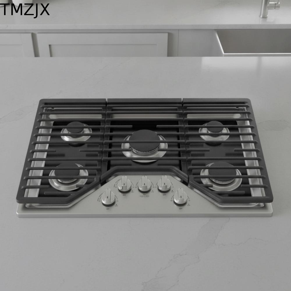 TMZJX Thảm bảo vệ bếp gas bằng silicon, Vỏ bếp gas chống dính chịu nhiệt, Tấm đệm bếp gas màu đen ch