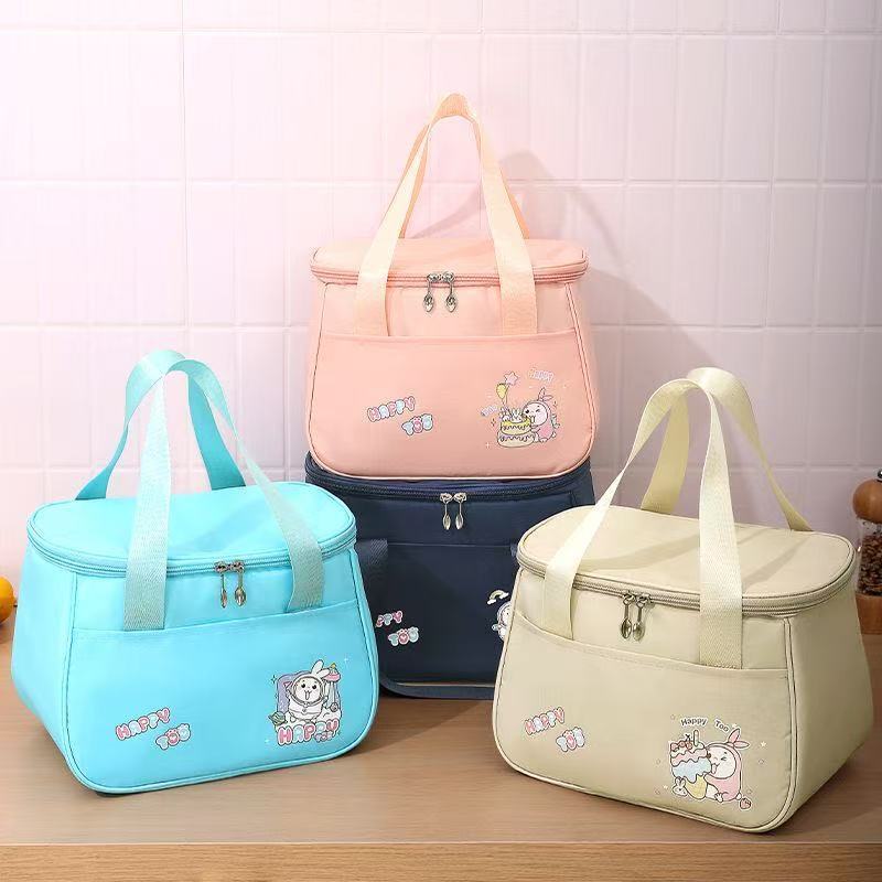 Thermal  Lunch Bag Insulated Bento bag Waterproof Lunch bags Handheld Thermal Lunch Box Bag Fresh-Ke
