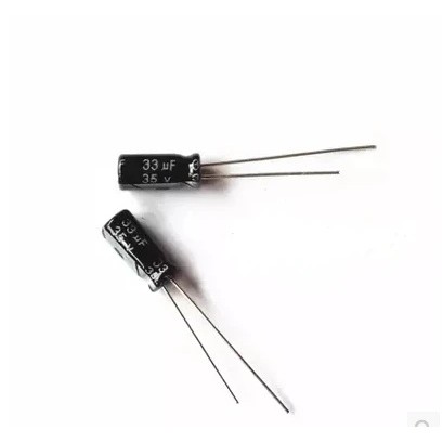 1000 Chiếc Tụ Điện Phân 35v33uf Nhôm Điện Phân Tụ 33UF 35V 5 * 11MM