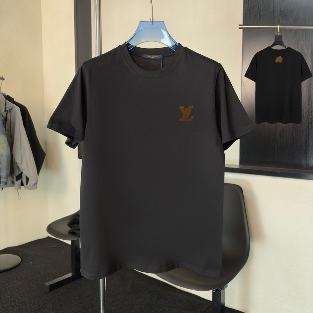 2026 Louis Vuitton / Louis Vuitton Áo thun nam nữ in hình ngắn tay Áo thun ngắn tay thiết kế áo thun