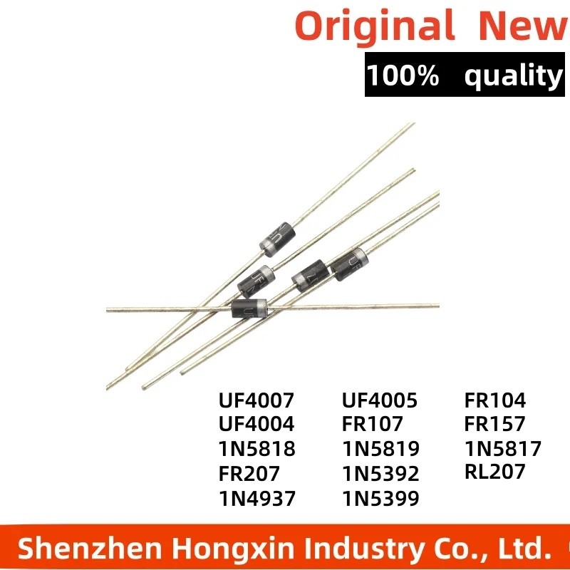 1-5 CÁI UF4007 FR107 FR207 RL207 1N4937 1N5392 1N5399 1N5817 1N5818 1N5819 UF4005 UF4004 FR104 FR157