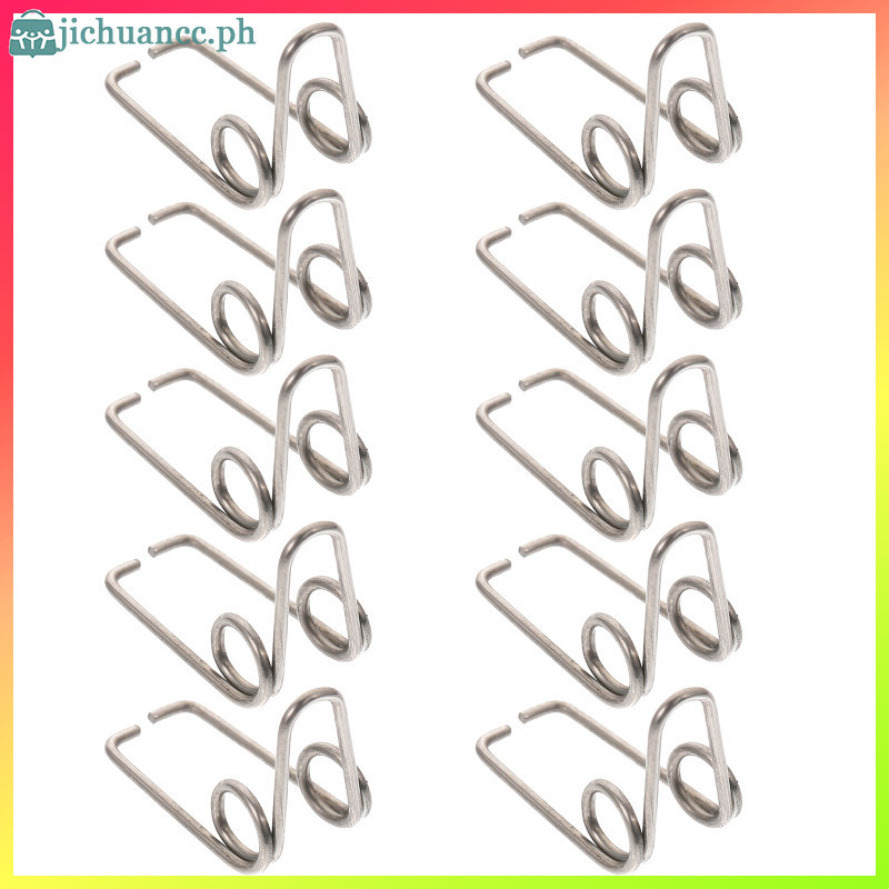 10 Chiếc Bạc Sắt Trumpet Watergate Lò Xo Thay Thế Thoát Nước Clique Phụ Kiện Cho Dụng Cụ Gió