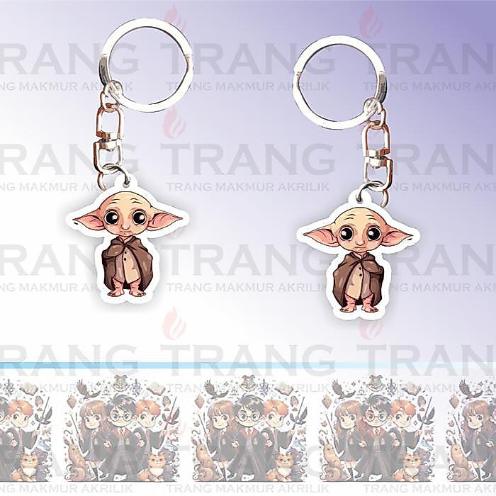 Gantungan Kunci Akrilik Harry Potter chibi / Keychain Acrylic Harry Potter Chibi - Dobby