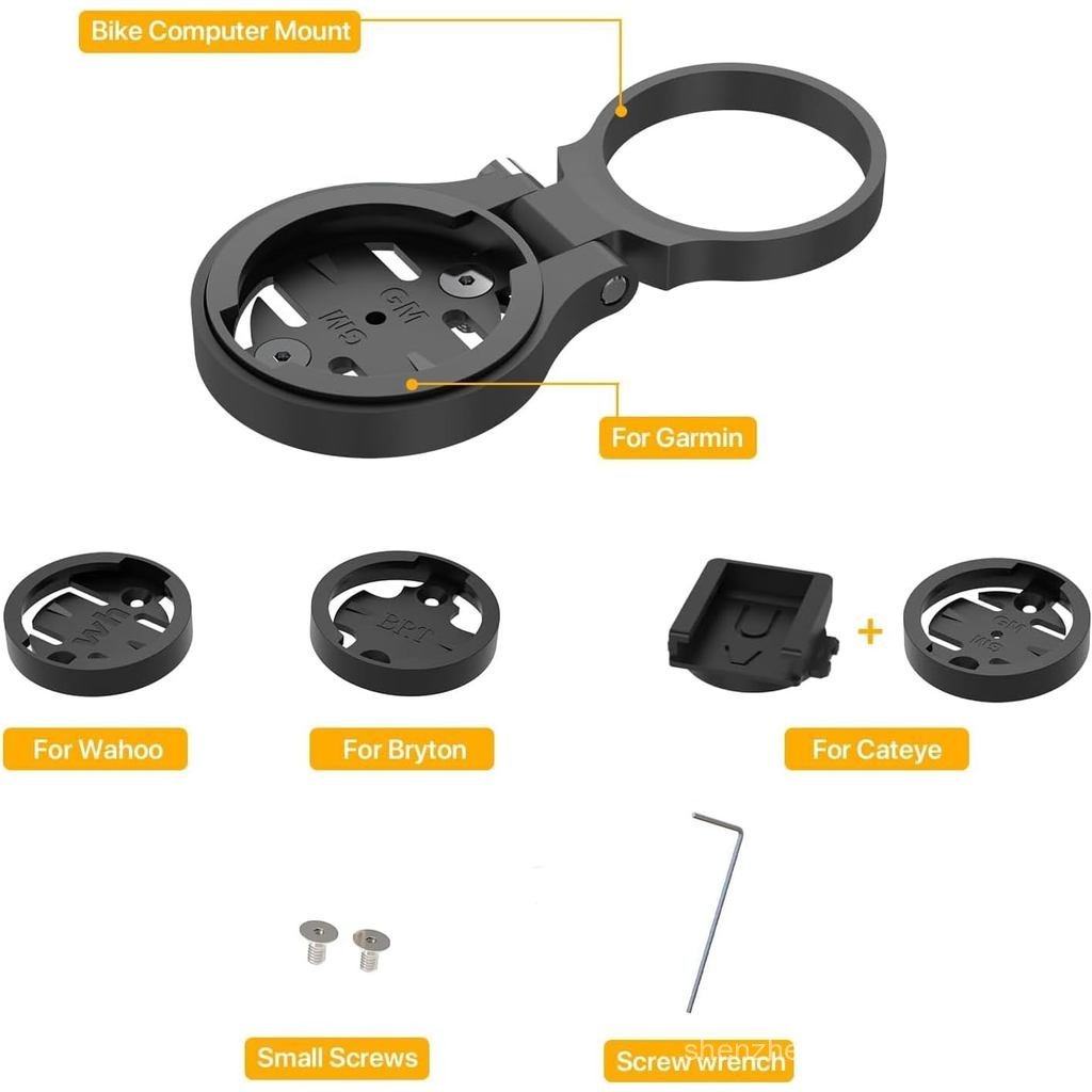 Dành cho Garmin Stem Mount - Giá đỡ máy tính cho xe đạp phía trước có thể điều chỉnh cho thân Wahoo,
