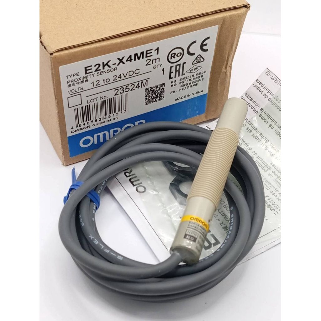 Cảm biến tiệm cận điện dung E2K-X4ME1 chính hãng Mẫu thương hiệu E2K-X4ME112 đến 24 VDC