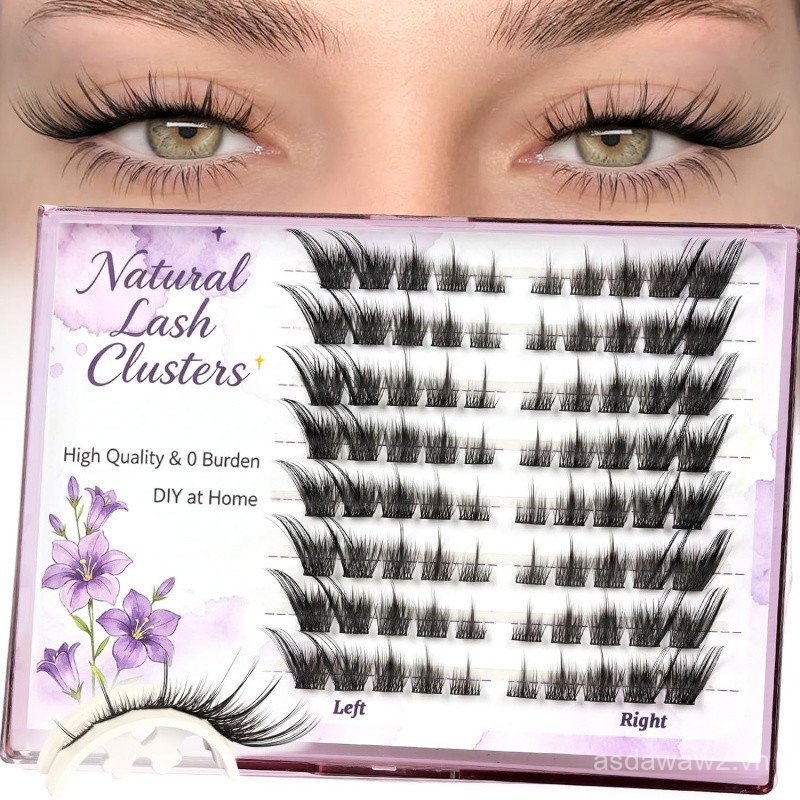 EyeLashesClusters5-17mmSpikyFoxEyelashClusters (Fiora)|CCurlWispyLashesFitAllEyeShapesDIYLashesforDa