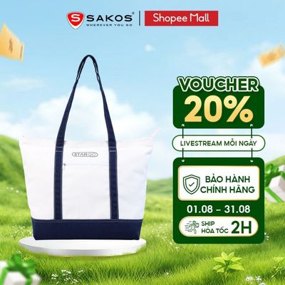 Túi Tote Vải Canvas Đeo Vai STARGO 03 Phong Cách Tối Giản Bền Đẹp Dễ Phối Đồ