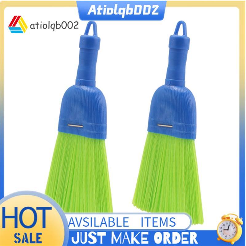 2 Chiếc Polys Bàn Chổi Cầm Tay Ngoài Trời Có Lỗ Treo Dùng Vệ Sinh Trong Nhà