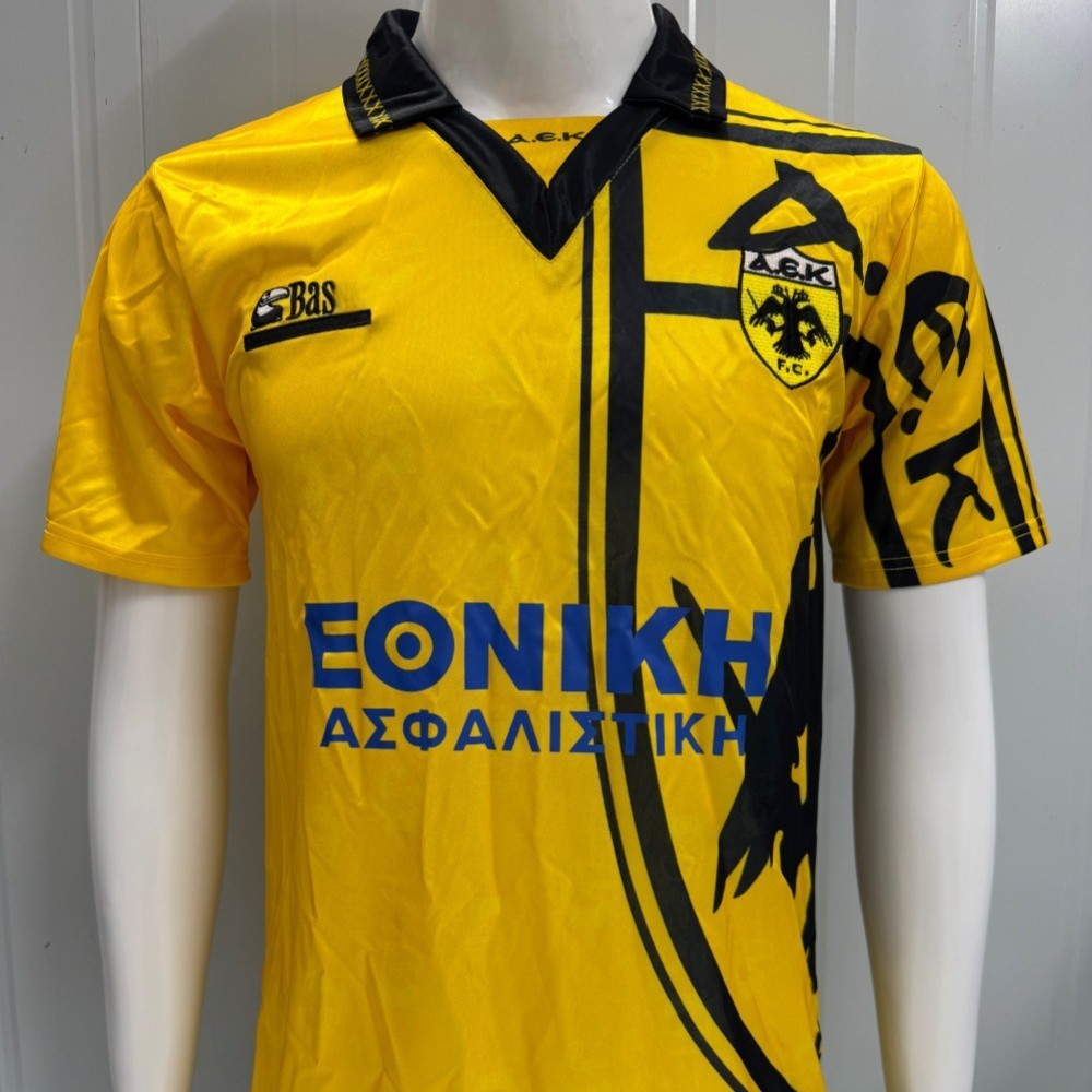 Áo bóng đá Athens aek jersey Tay ngắn Áo bóng đá Retro Athens Bán chạy aek AXEO