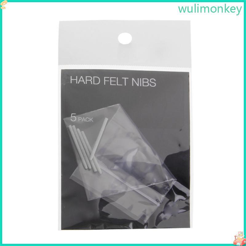 WU Hard Felt Nibs Thay thế cho Tab Graphic Drawing Pad Pen Stylus 5 Cái